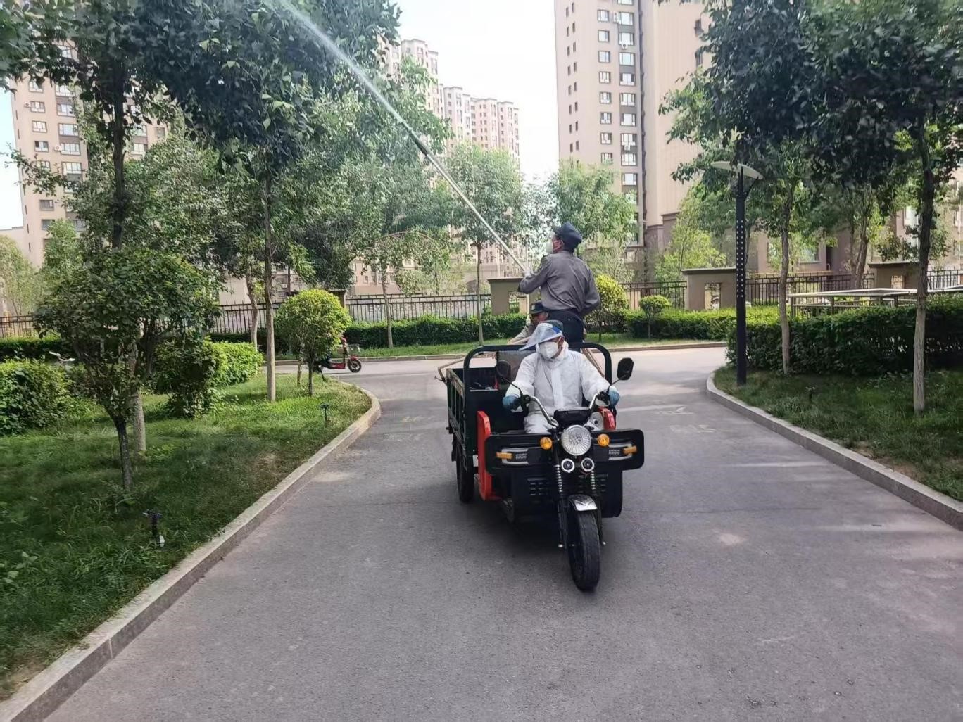 科學(xué)消殺護新綠 筑牢綠色“健康墻”