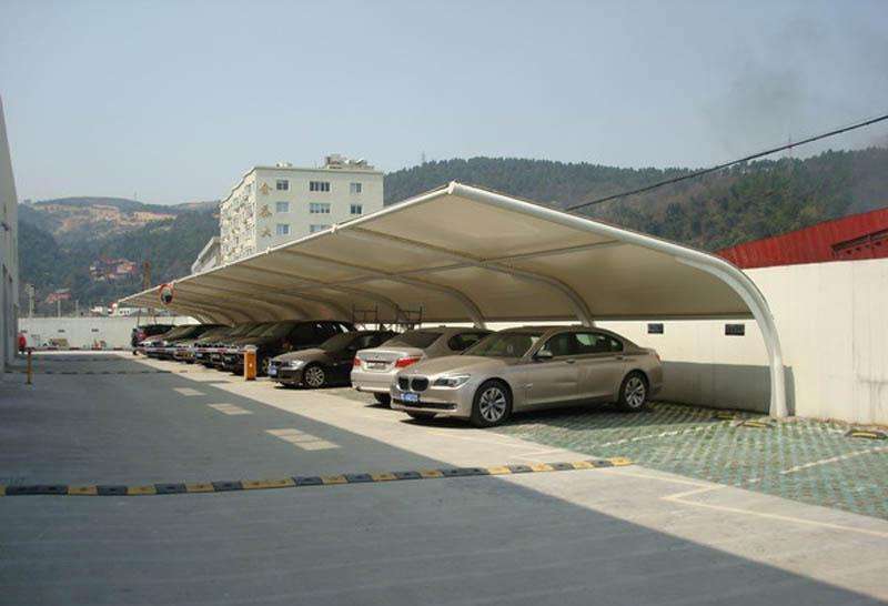 7字型膜結(jié)構(gòu)停車篷