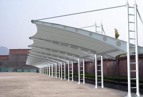 拉桿式膜結(jié)構(gòu)停車篷