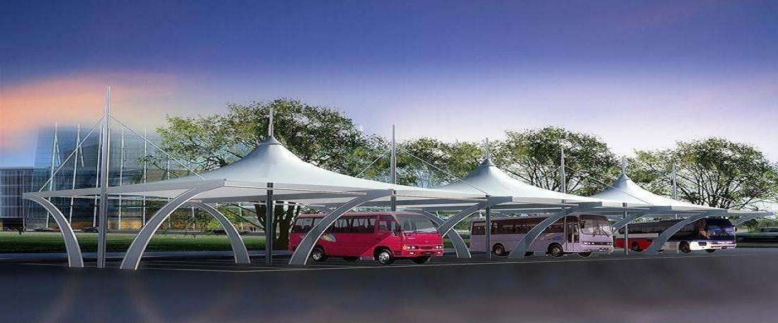 膜結構停車篷